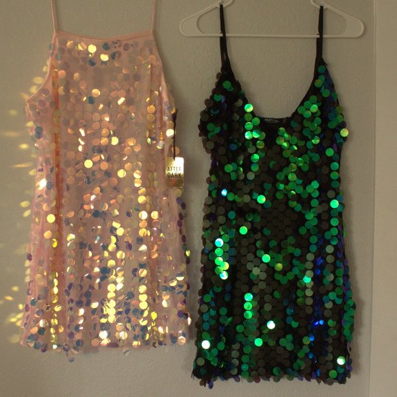 Nasty Gal Dresses & Skirts - Forever 21 and Nasty Gal Sequin Dress Bundle. Size Large